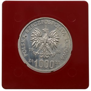 People's Republic of Poland, 1,000 Gold 1986 Sample