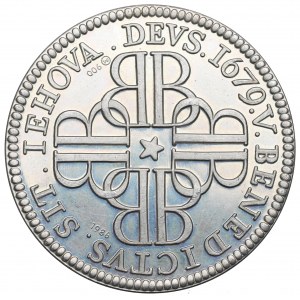 Szwajcaria, Replika monety 1679 - 1986 srebro