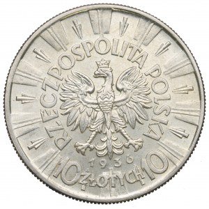 II Republic of Poland, 10 zloty 1936 Pilsudski