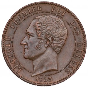 Belgia, 10 centimów 1853 - ślub księcia
