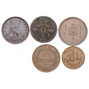 Copper coin set