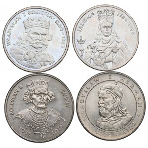 People's Republic of Poland, 50-100 zloty set - rulers of Poland