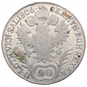 Austria, Franz I, 20 kreuzer 1806