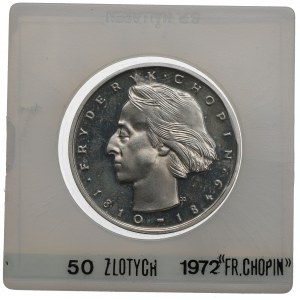 PRL, 50 złotych 1972 - Chopin