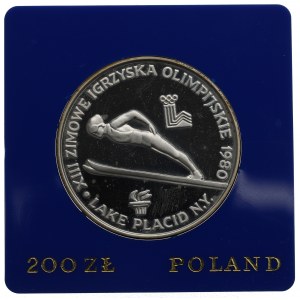 People's Republic of Poland, 200 gold 1980 - Lake Placid