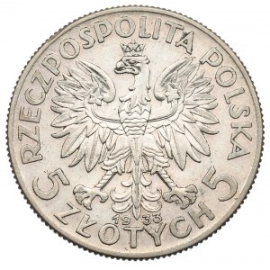 II Republic of Poland, 5 zloty 1933 Polonia