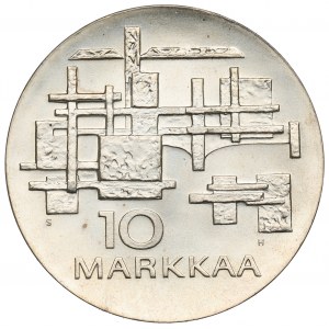 Finland, 10 markkaa 1967 - 50 years of independence