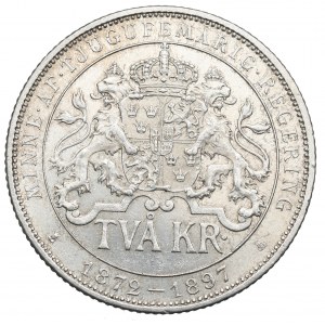 Švédsko, 2 koruny 1897