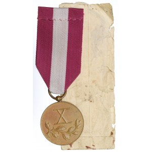 II RP, medaila za dlhoročnú službu X rokov - mincovňa