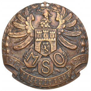 II RP, Ľvov, Odznak za zásluhy Mestskej občianskej gardy (MSO)