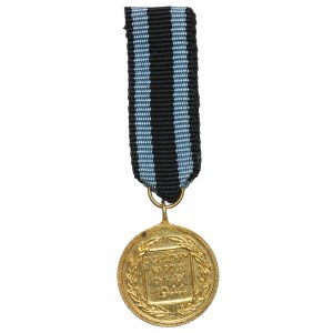 Poľská ľudová republika, miniatúra zlatej medaily za zásluhy na poli slávy