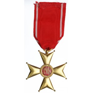 II RP, Důstojnický kříž Řádu Polonia Restituta - vzácný Bertrand
