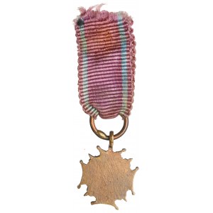 PRL oder II RP, Goldenes Miniatur-Verdienstkreuz der Republik Polen