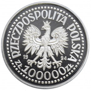 III RP, 100.000 PLN 1994 50. Jahrestag des Warschauer Aufstands