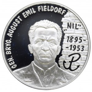 III RP, 10 zl 1998 Brigádní generál August Emil Fieldorf Nil