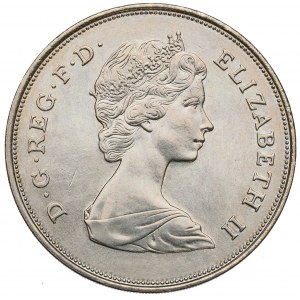 England, 25 new pence 1981