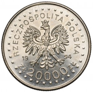 III RP, 20 000 PLN 1994 200. výročí Kosciuszkova povstání