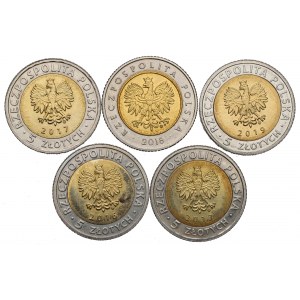 Third Republic, Set of 5 Gold 2016-19