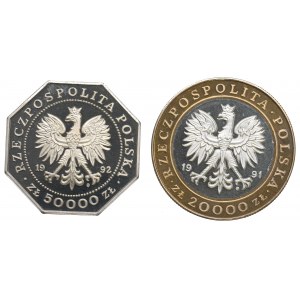 Third Republic, Set of 20,000 and 50,000 zloty