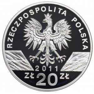 III RP, 20 złotych 2011 Borsuk