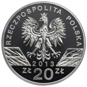 III RP, 20 złotych 2013 Żubr