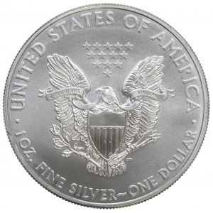 USA, dolár 2010 - strieborná unca