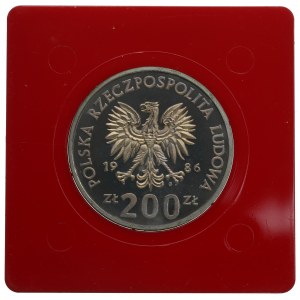 People's Republic of Poland, 200 gold 1986 Wladyslaw I the Elbow-high - CuNi sample