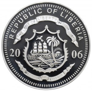Libéria, 5 USD 2006