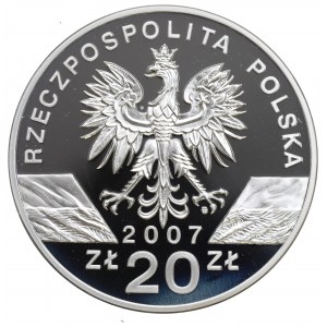 III RP, 20 PLN 2007 - Sivá pečať