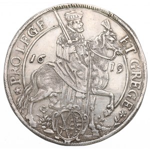 Germany, Saxony, Johann Georg, Thaler 1619