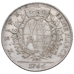 Německo, Sasko, Fridrich August III, Thaler 1766