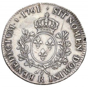 France, Ludovic XVI, Ecu 1761