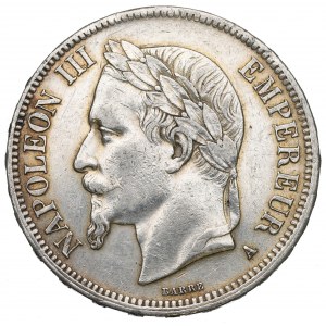 Francúzsko, 5 frankov 1868