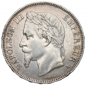France, 5 francs 1870