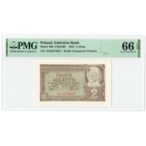 GG, 2 zloty 1941 AG