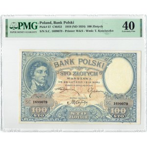 II RP, 100 gold 1919 S.C. PMG 40