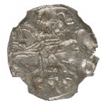 Sigismund II August, Denarius 1556, Vilnius - NGC MS64