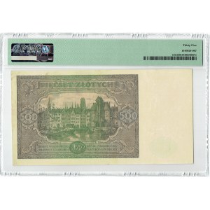 People's Republic of Poland, 500 zloty 1946 K