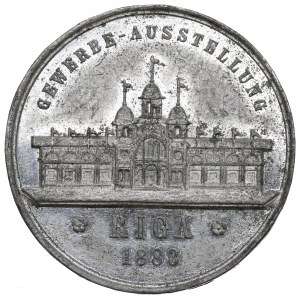 Łotwa, Medal pamiątka wystawy w Rydze 1883
