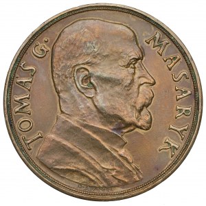 Czechosłowacja, Medal 1935 - 85-lecie urodzin Masaryka