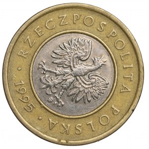 III RP, 2 zloty 1995 - destruct twisted 40 degrees