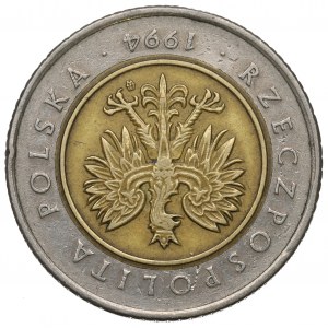 Third Republic, 5 gold 1994 - destruct reverse 180 degrees