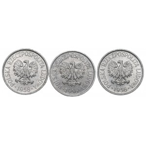 People's Republic of Poland, 5 penny set 1958