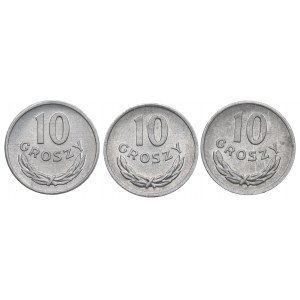 People's Republic of Poland, 10 penny set 1963