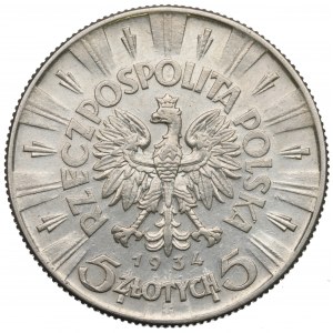 II RP, 5 złotych 1934 Piłsudski