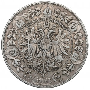 Austria, Franz Joseph, 5 corona 1900