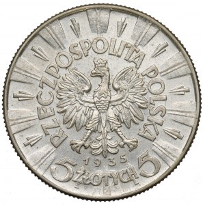 II Republic of Poland, 5 zloty 1935 Pilsudski