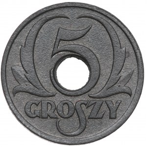 GG, 5 centov 1939