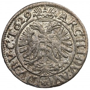 Silesia under Habsburg rule, Ferdinand II, 3 krajcary 1629 HR, Wrocław