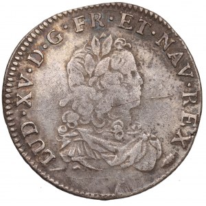 France, 1/2 ecu 1721